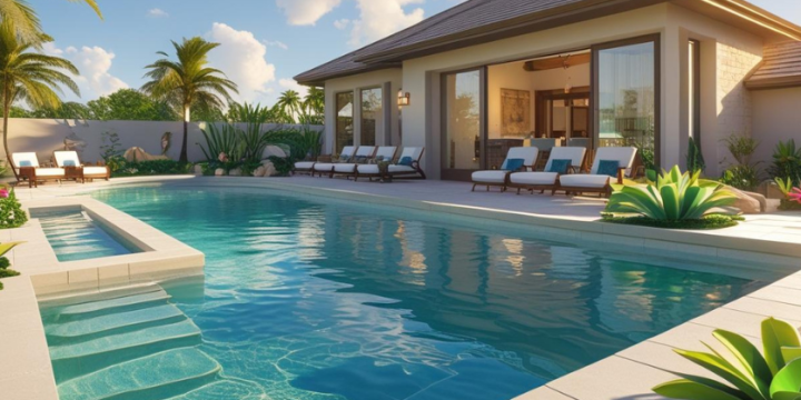 How to Create a Luxurious Backyard Escape with the Best Beach Pool Accessories & Enhancements